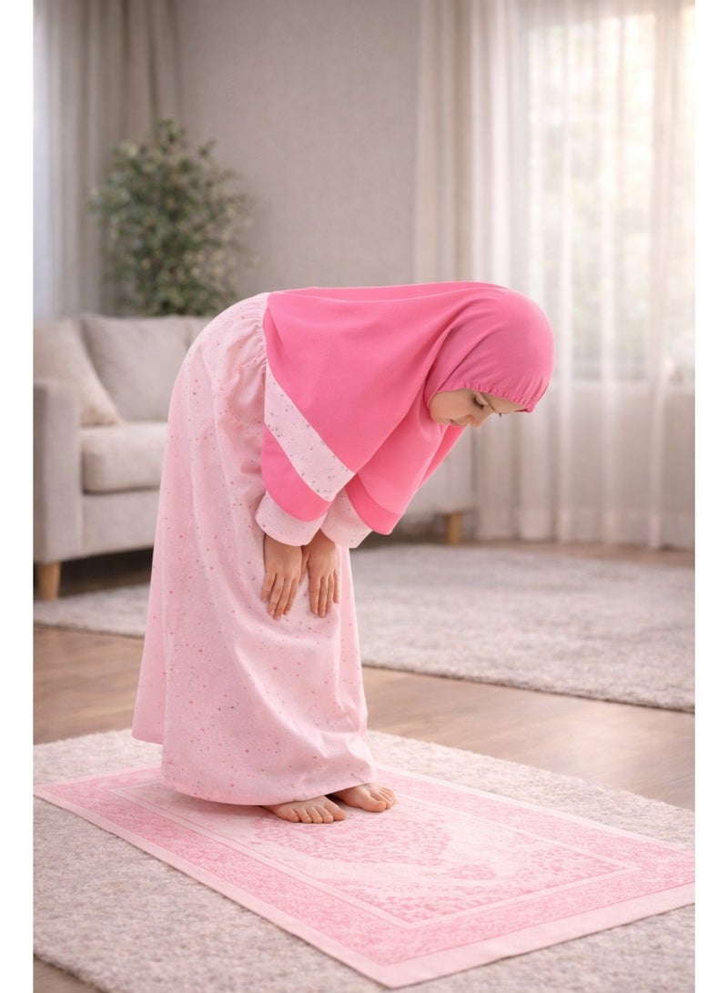 Elanesa  4–5 Years – Kids’ Unique Prayer Dress with Matching Bag and Prayer Mat, Made in Turkey - Image 5